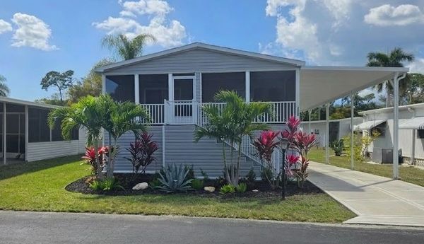 Lot 156 before and after having a  home installed
