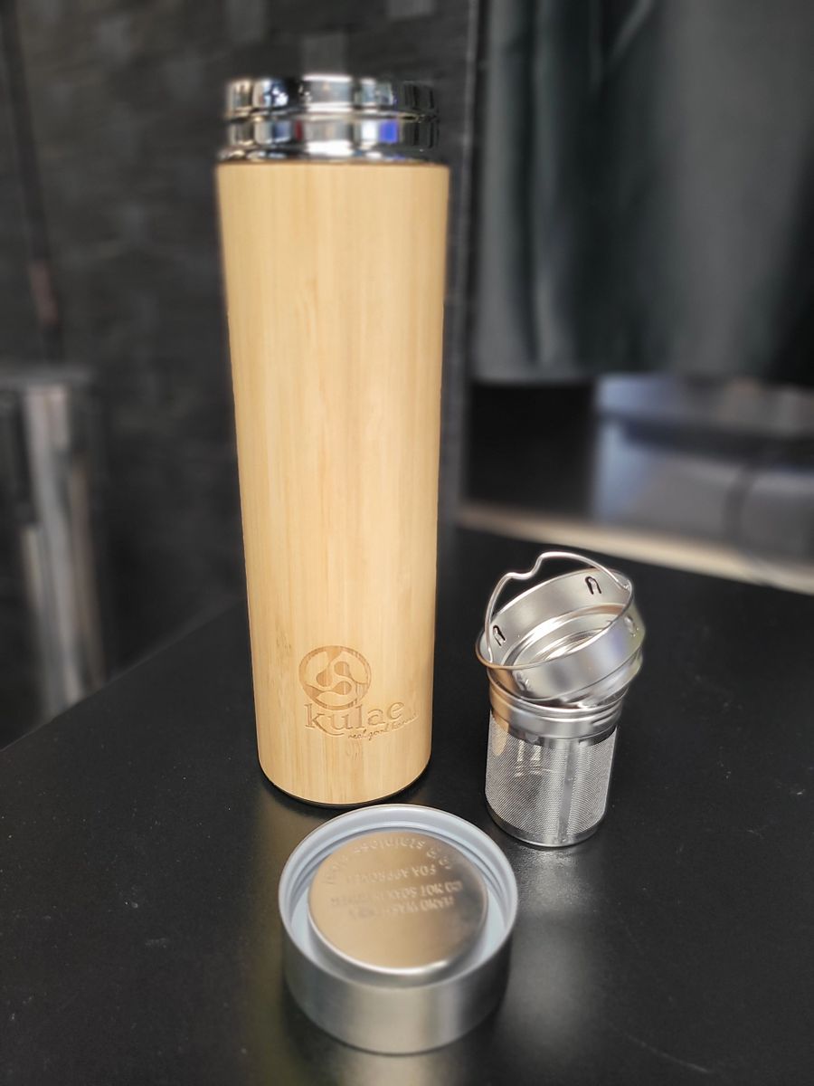 Kulae Bamboo Tumbler - Tea Infuser/Water Bottle - Preorder Now!