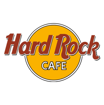 Hard Rock Cafe Logo Spatula in White with Wood Handle