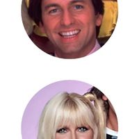 Threes Company Unique 4pk Buttons/Pins