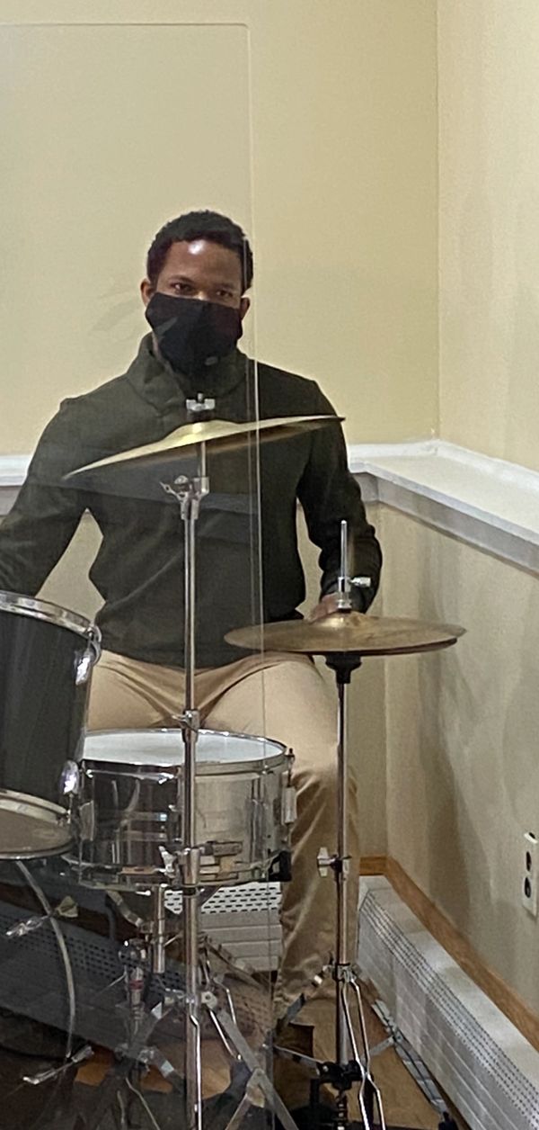 Drummer Minister Eric Banks