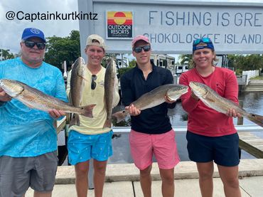 Good red fish bite out of chokoloskee with captain Kurt 