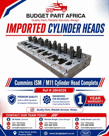 Cummins ISM M11 Cylinder Head Complete