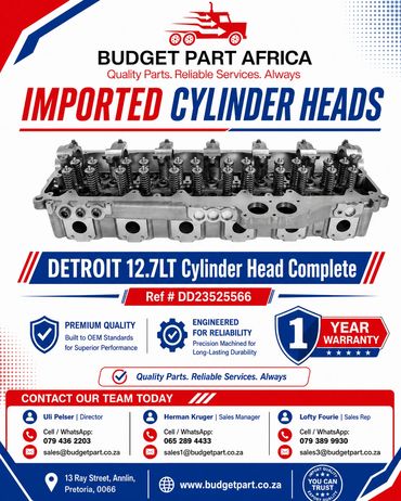 Detroit 12.7LT Cylinder Head 
