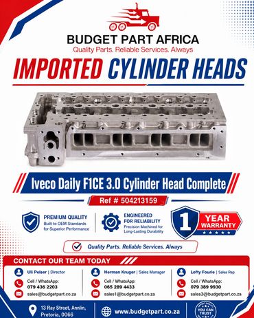 Iveco Daily F1CE Cylinder Head 