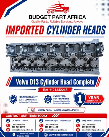 Volvo D13 Cylinder Head 