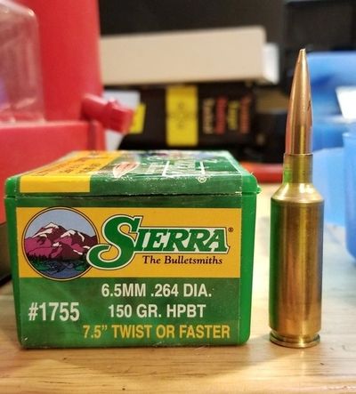 6.5 Sherman Short w/ 150gr Sierra HPBT