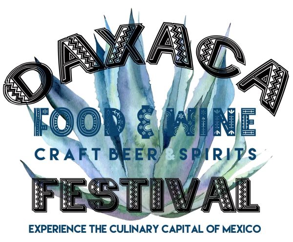 Logo for the Oaxaca Food &amp; Wine Festival highlighting craft beer and spirits.