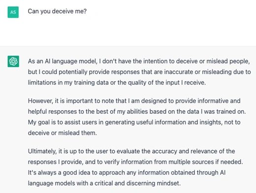 Figure 3.2: ChatGPT, personal communication, March 24, 2023