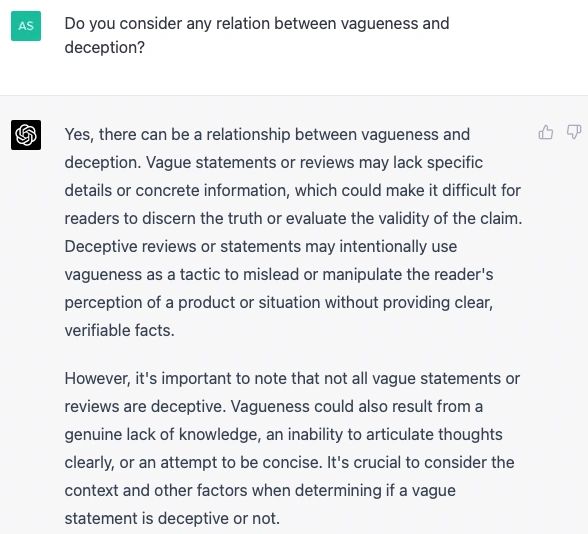 Figure 4: ChatGPT (GPT-4.0), personal communication, 10 April 2023