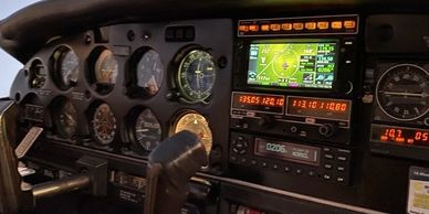 Cockpit at SKYWARD AIR PILOT ACADEMY