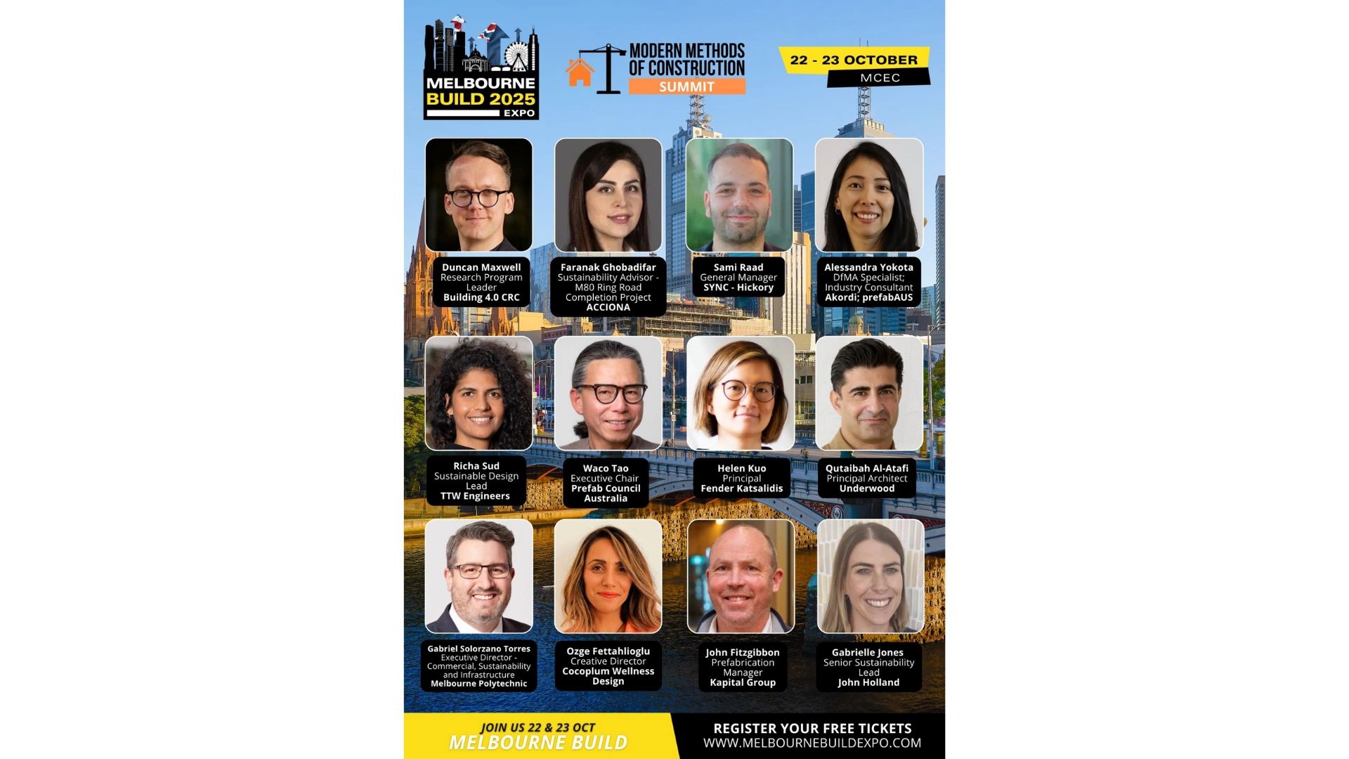 Modern Methods of Construction Summit at Melbourne Build