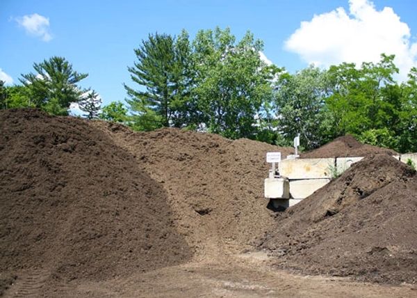 We have mushroom organic compost, fill dirt, natural and dyed mulch