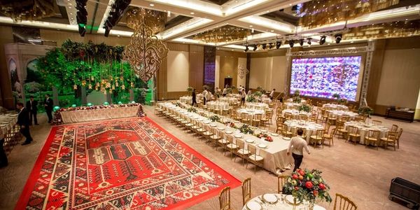 The event at Fairmont Hotel Baku at Flame Towers Azerbaijan. Oli Trips travel
