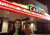 Elizabeth at Flannery's movie theatre, Milledgeville, GA