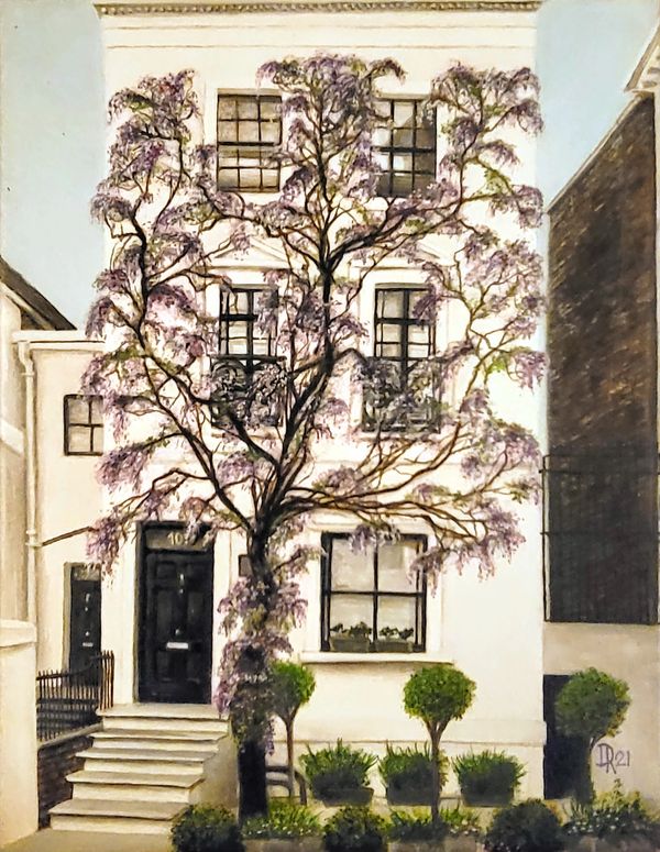Both a place I've been and a bucket list - finding all of the wisteria covered houses in London!