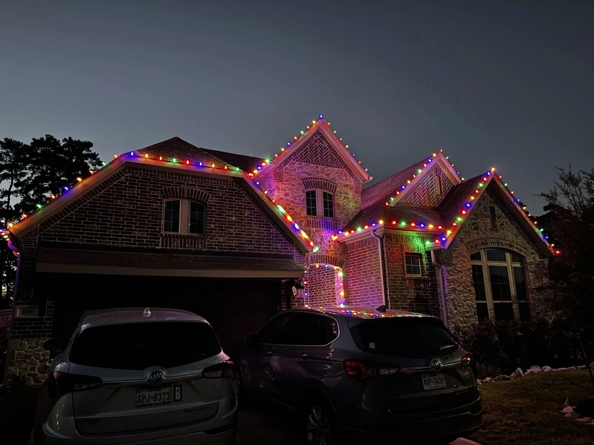 Custom Christmas Lights  Twinkling Tradition