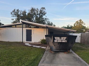 dumpster roll off service rental sarasota 14 20 yard construction remodel garage cleanout 