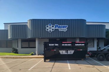 Hurricane storm commercial residential dumpster rental service cleanup sarasota bradenton fl