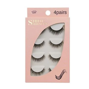 gold foil 4 pairs Eyelashes box
