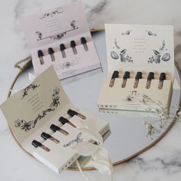 perfume sample gift set paper box 