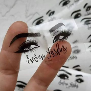 Transparent stickers for eyelashes