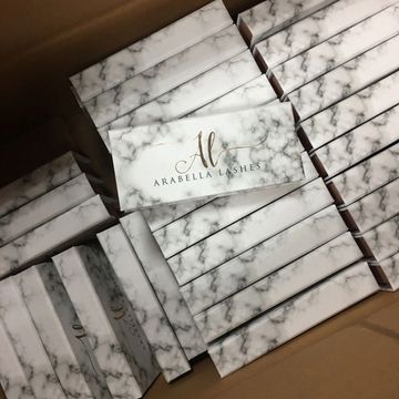 marble Eyelashes box