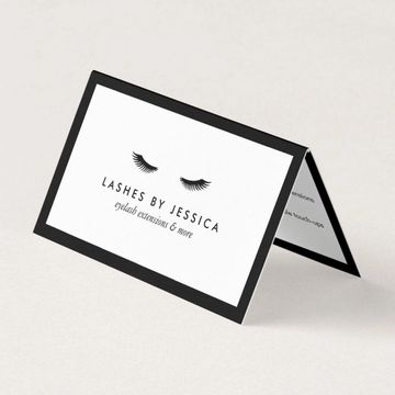 eyelash extension note cards