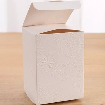 custom embossed skin care paper box