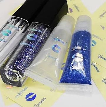 laser foil clear stickers