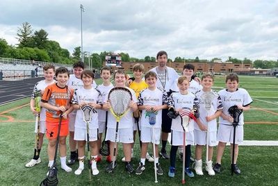 Youth lacrosse team Dayton Ohio after our last lacrosse game 