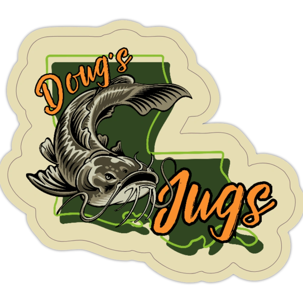 Doug's Jugs Logo Sticker 2x2