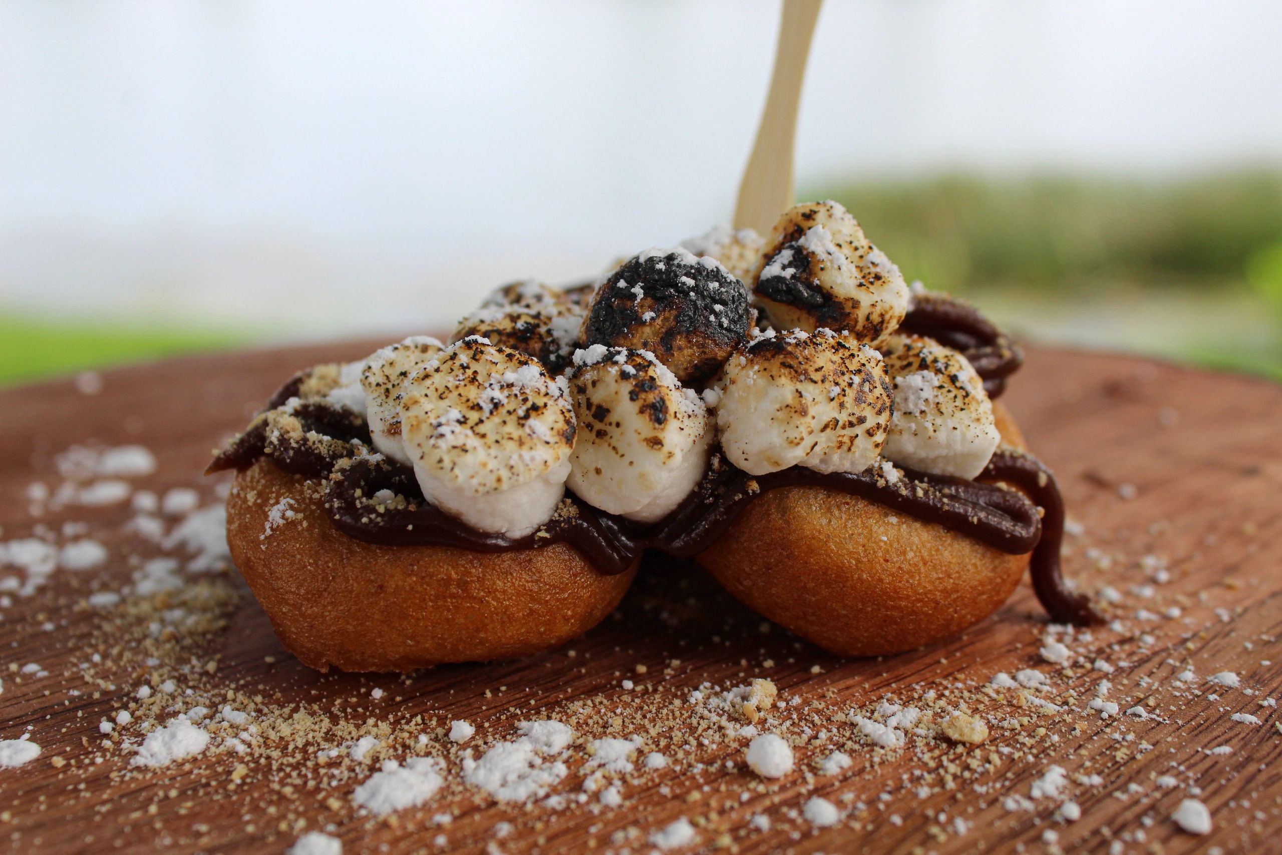 Delicious Strawberry Mini Donuts from our Food Truck | Dani mini O's