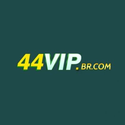 Logo displaying '44VIP.BR.COM' in yellow and white on a dark green background.