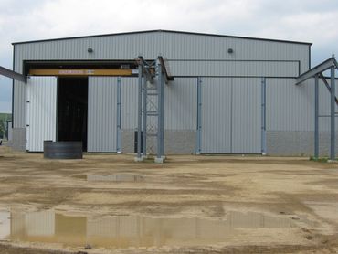 Steel Building, Compressor Building, Industrial Steel Building, Commercial Steel Building