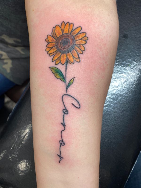 sunflower tattoo walkins