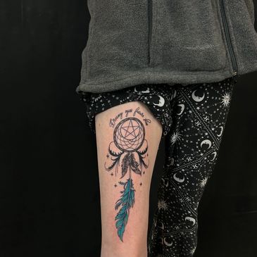 Dream Catcher Tattoo, Yes, this was a tattoo walkins request 