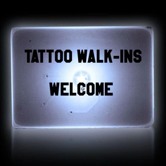 Tattoo walk-ins welcome 