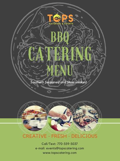 Tops Catering BBQ Catering Menu