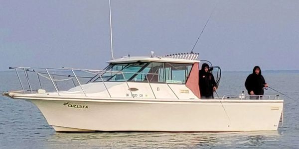 Miss Chelsea - one of the boats Chelsea Charters operates for fishing charters on Lake Erie in Ohio.