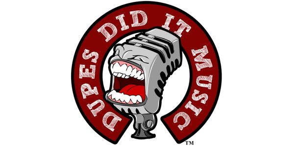 Logo of a singing vintage microphone with 'Dupes Did It Music' text.