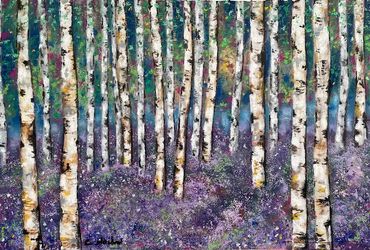 Birch Forest Mist Magic
Mixed Media
13 x 18