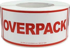 Over Labels Roll Label Over Pack