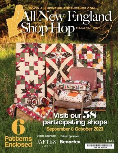 Quilt shop hop, All New England Shop Hop, Quilting, All New England Shop Hop magazine