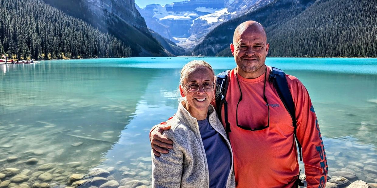 Photo of woman and man