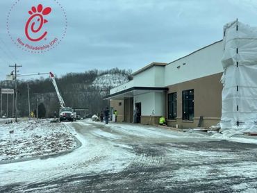 Chick fil A @ New Philadelphia, OH.  Scopes: Masonry and EIFS. 