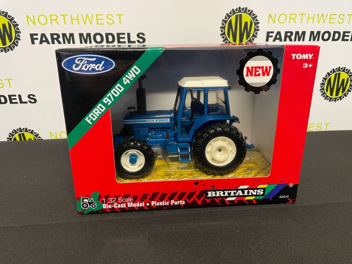 Britains Deetail Ford 9700 4WD Trattore 1:32 Edizione Limitata Boxato - Foto 3