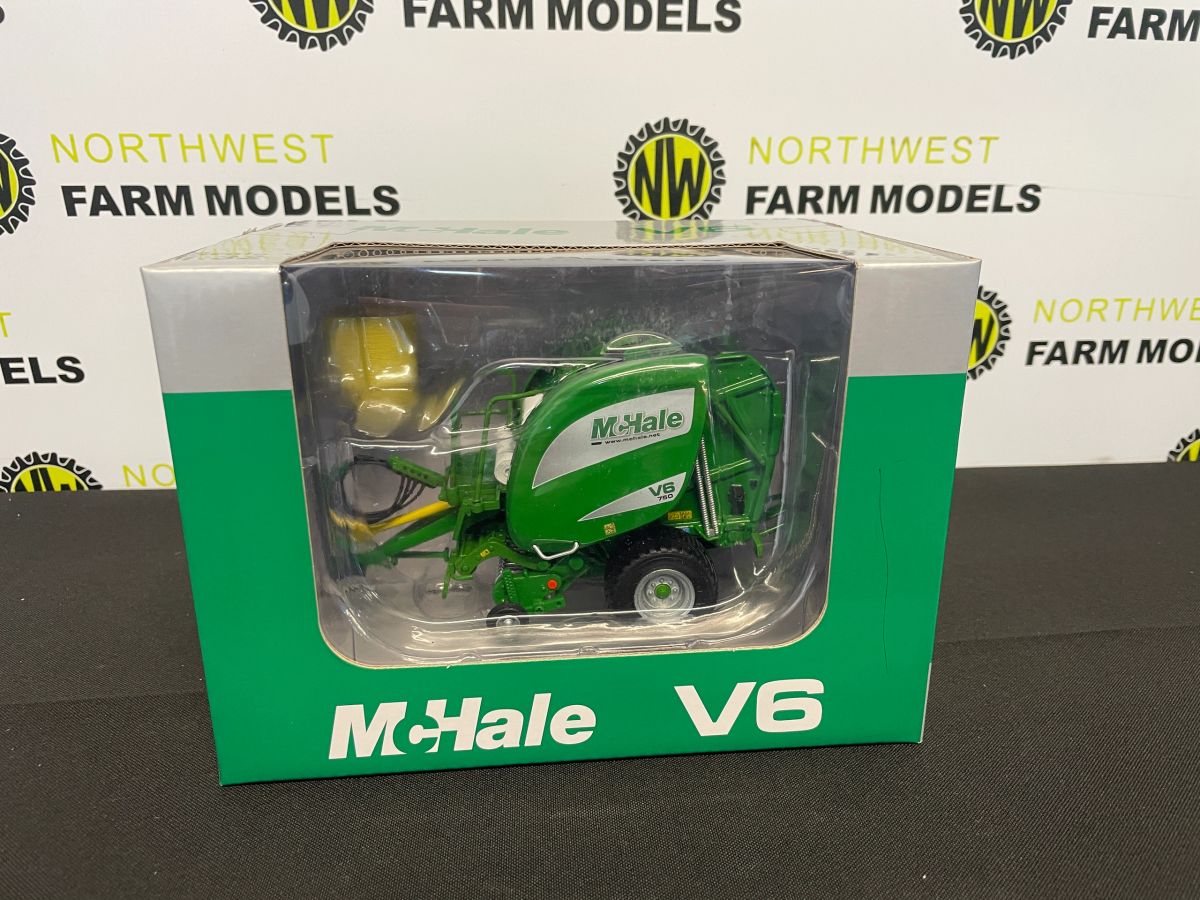 USK SCALEMODELS 31021 1:32 SCALE MCHALE V6 750 ROUND BALER