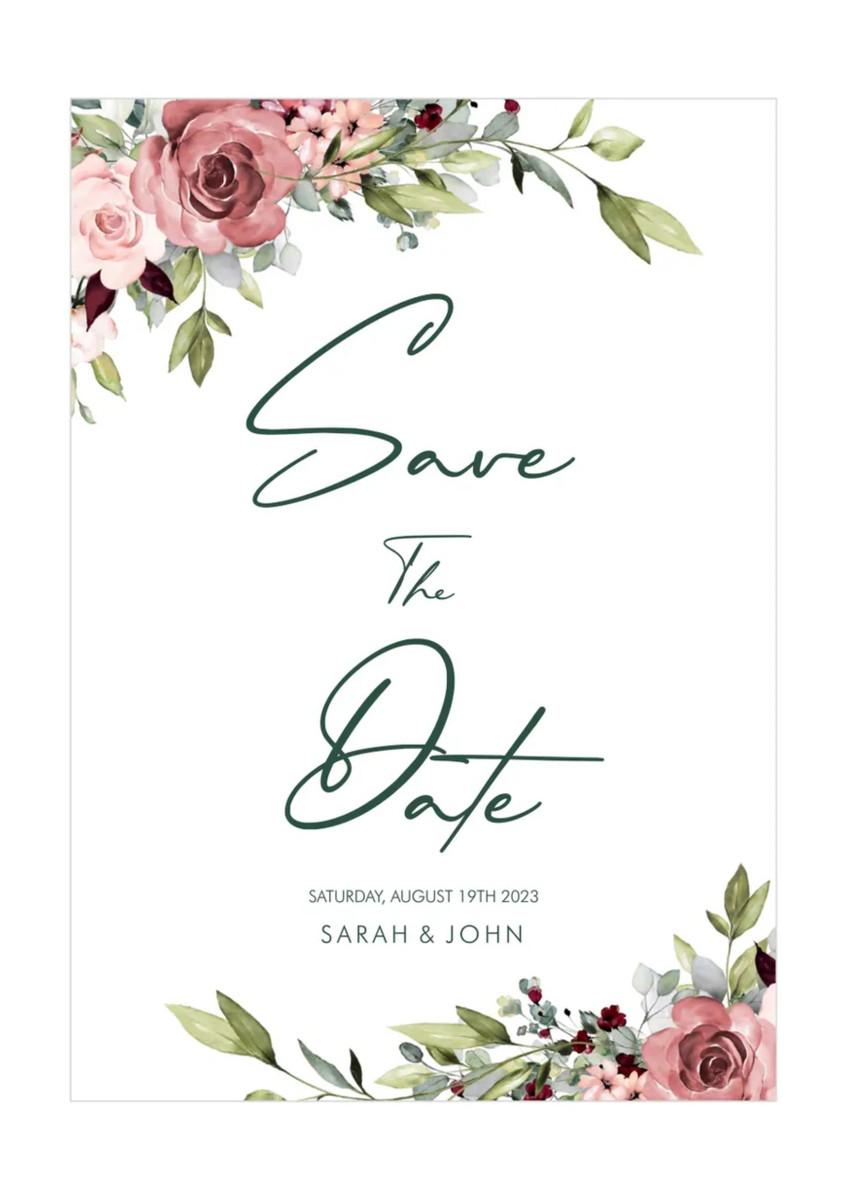 'Classico' Save the Date Cards