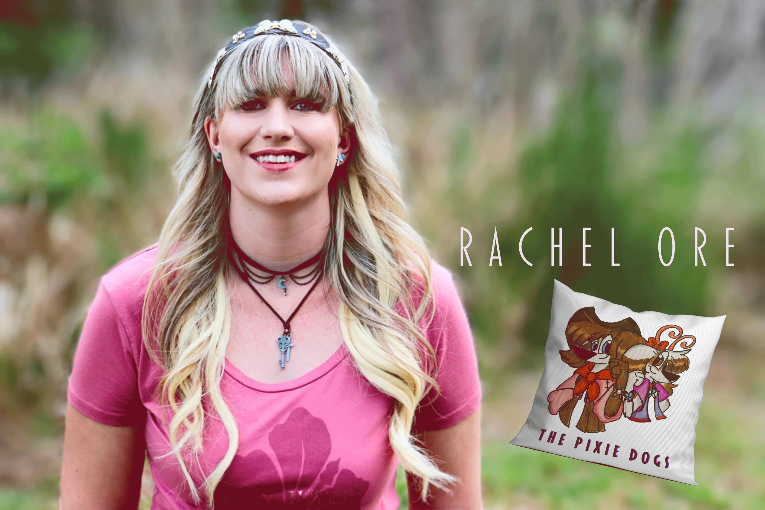 Photo of author Rachel Ore featuring the Pixie Dogs